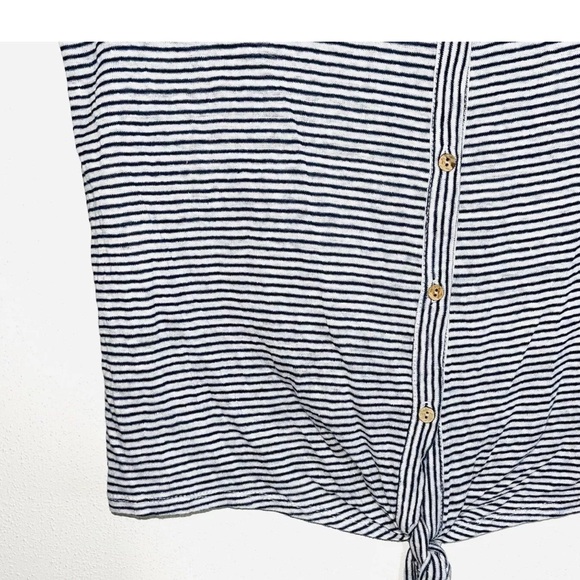 RACHEL ZOE striped tie top - size S - Picture 3 of 3